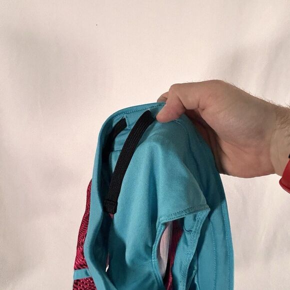 Nike Runnning Shorts Girls Small Pink Striped Drawstring Pull On Dri-Fit Lined - Picture 6 of 6